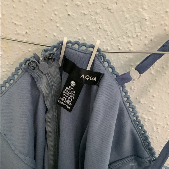 Aqua XS Blue Embroidery Dress - Picture 6 of 10
